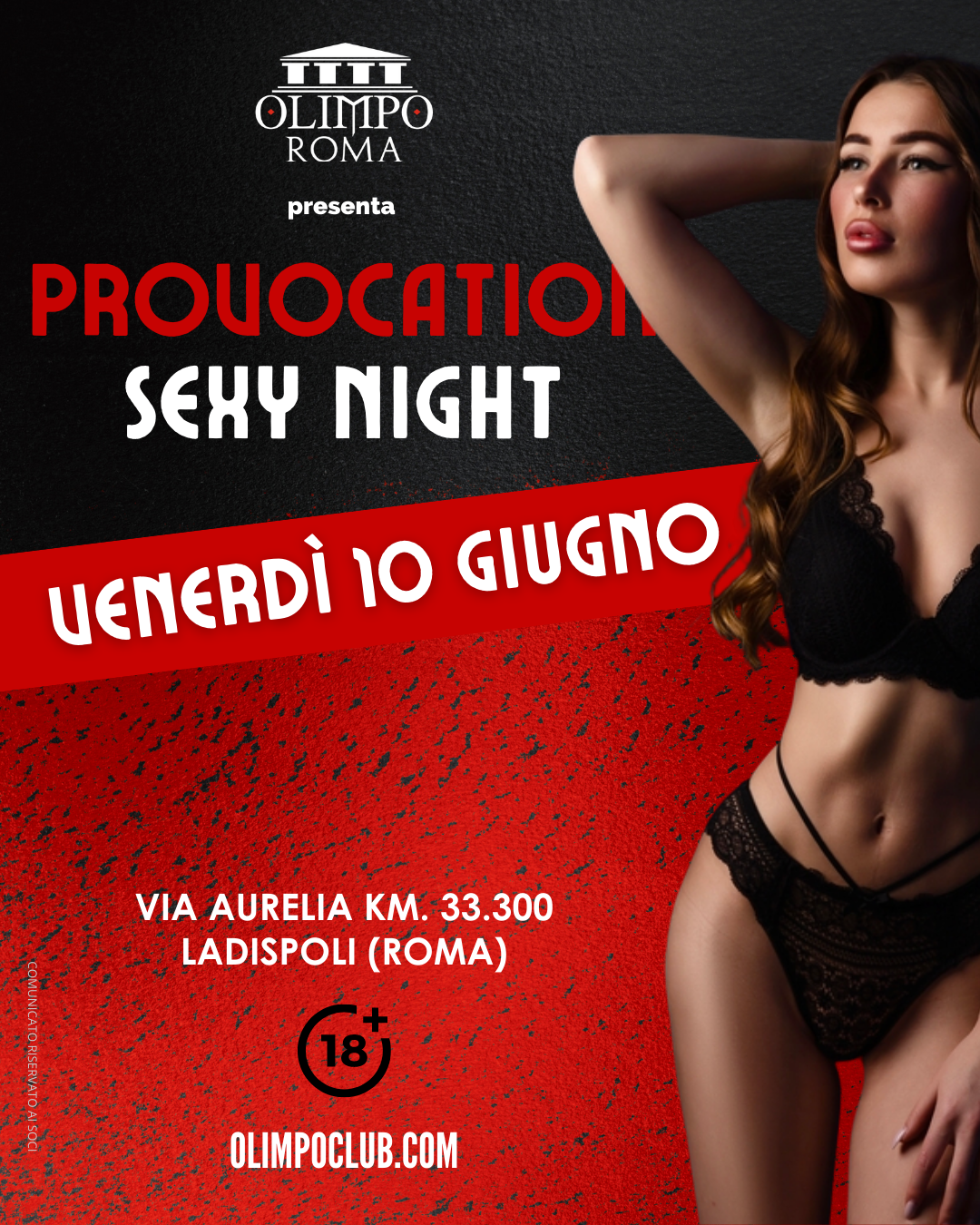 provocation sexy night olimpo club roma