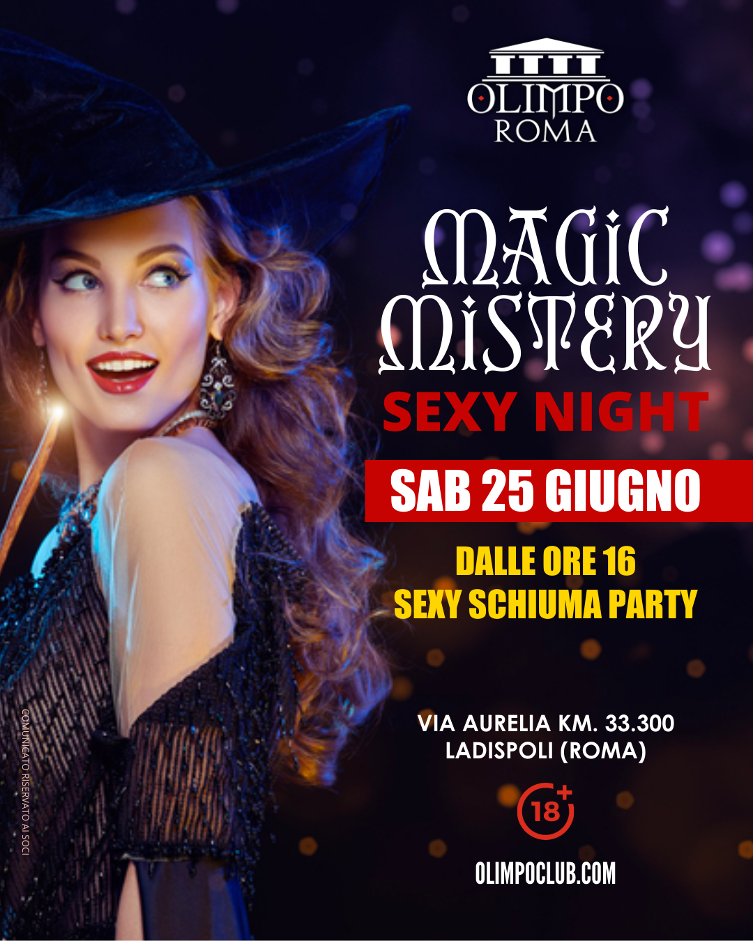 magic mistery sexy night olimpo club roma