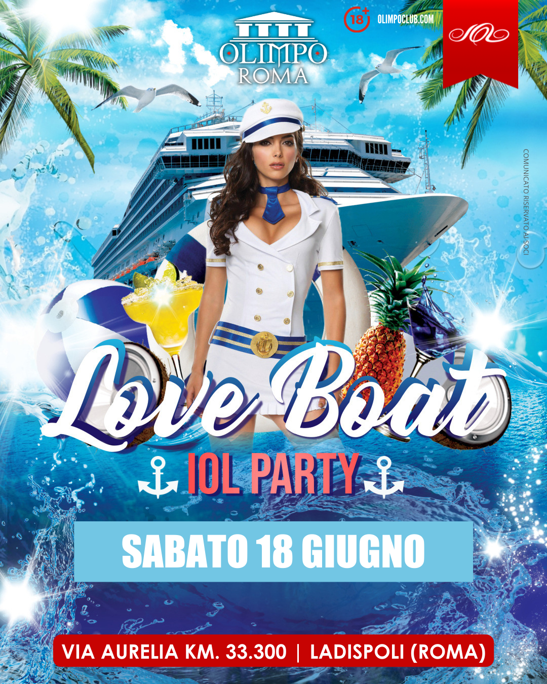 love boat iol party olimpo club roma