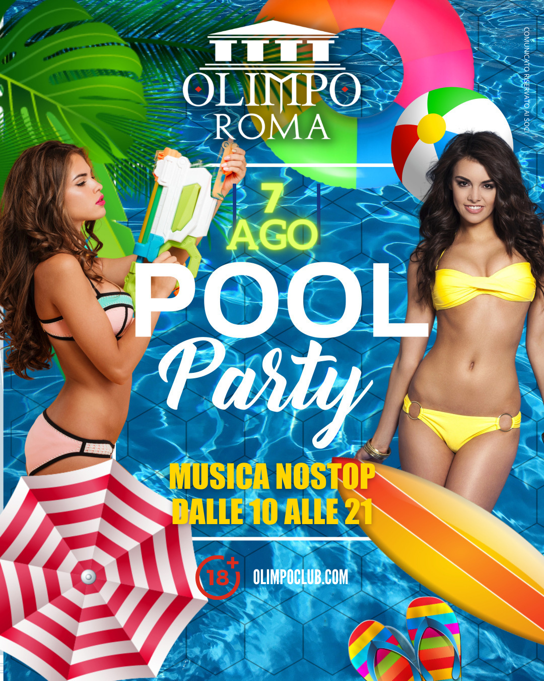 pool party olimpo club roma