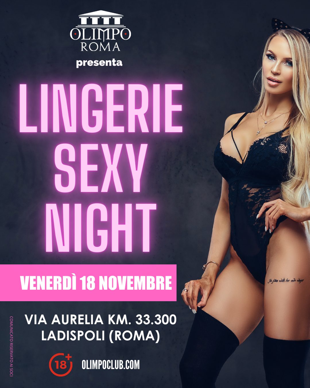 lingerie sexy night olimpo club roma