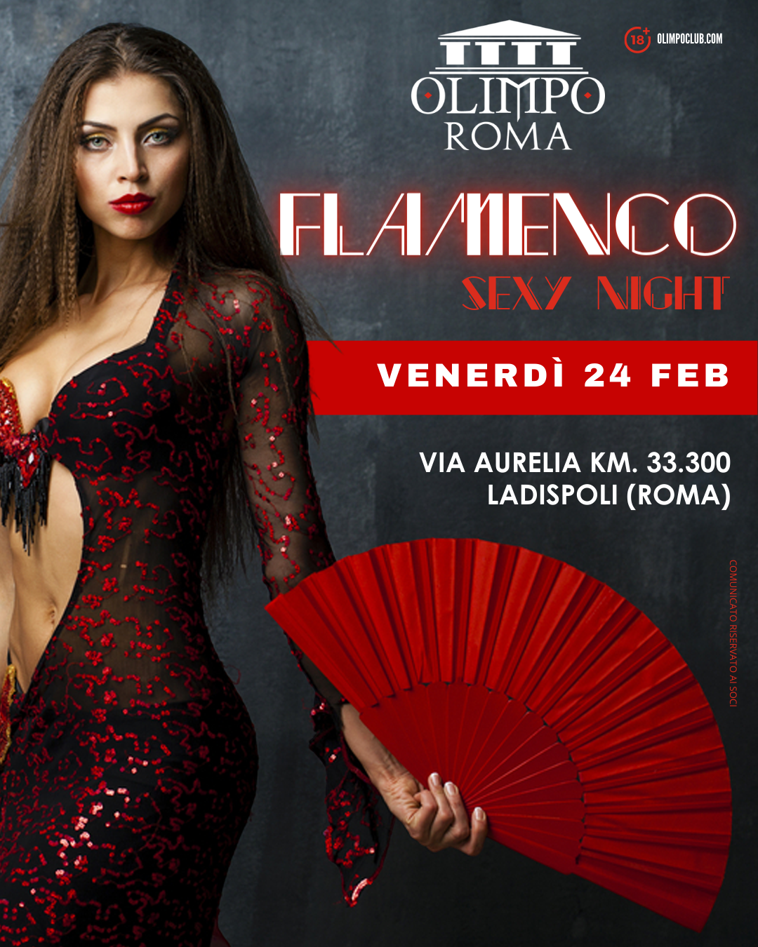 flamenco sexy night olimpo club roma
