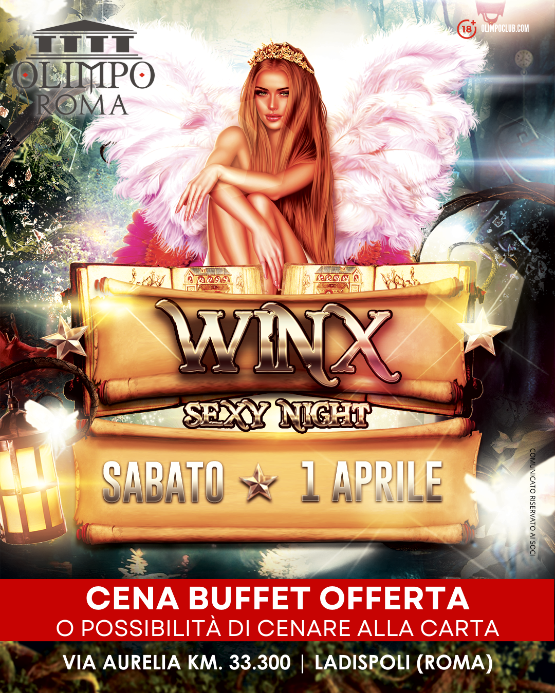 winx sexy night olimpo club roma