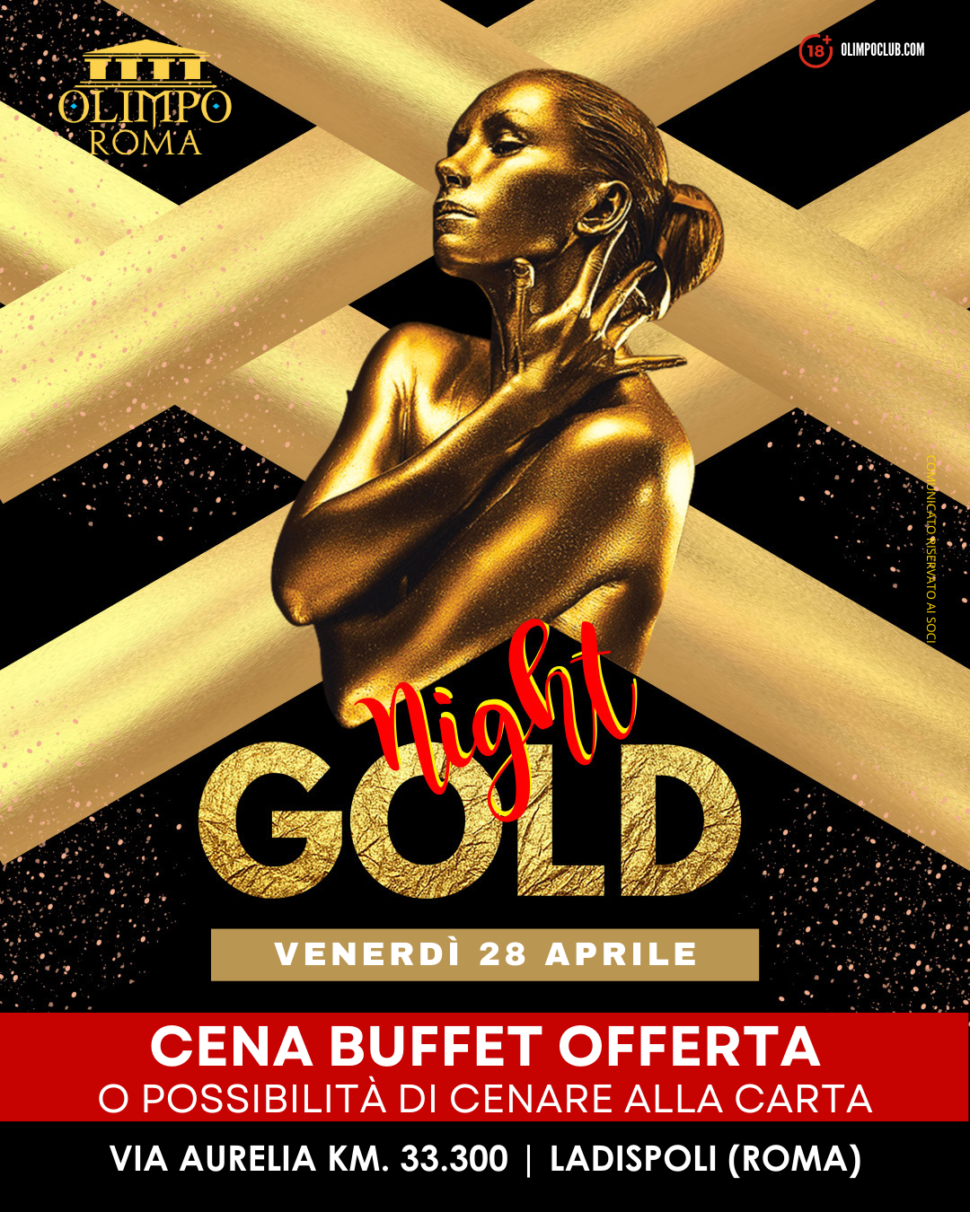 gold night olimpo club roma