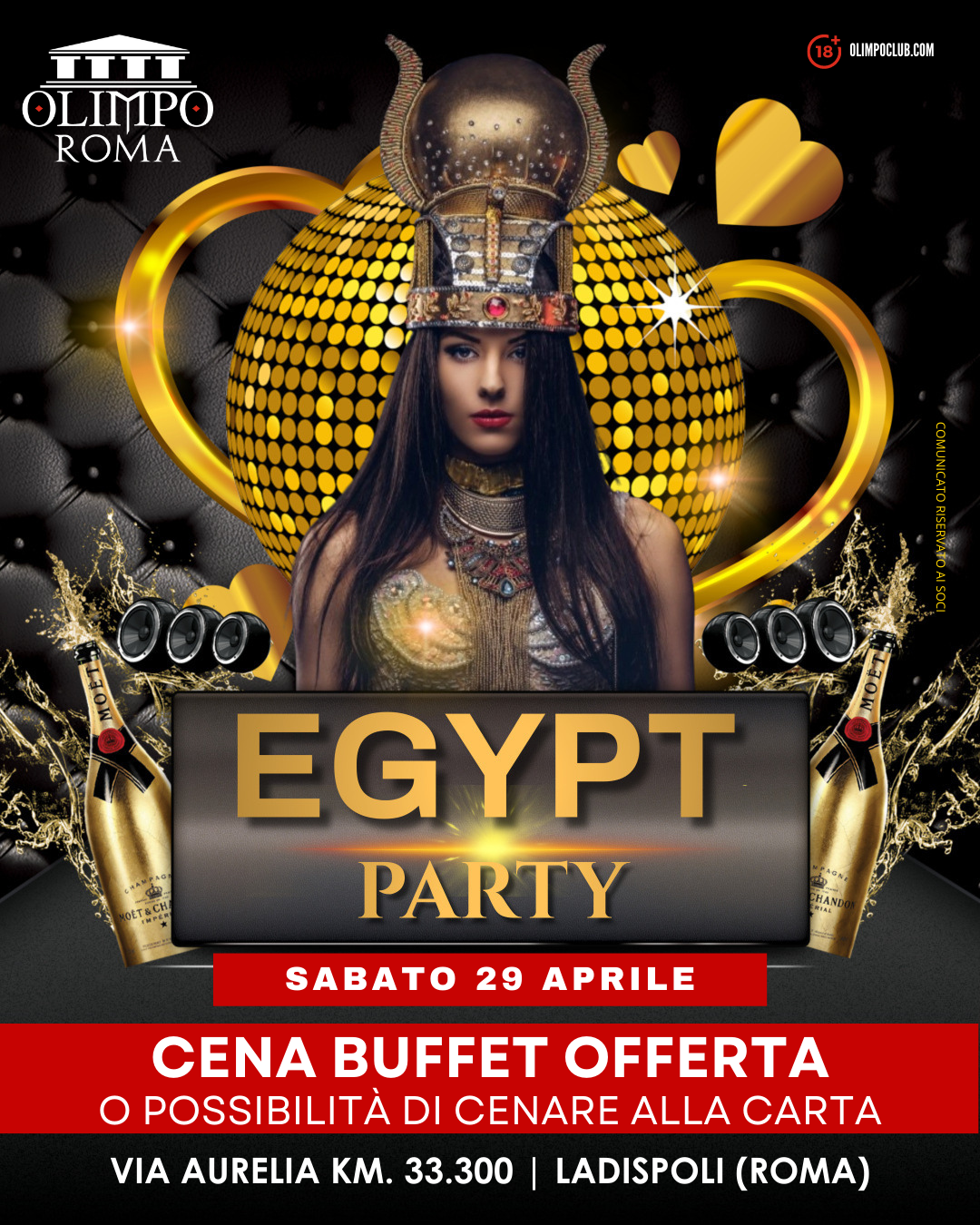 egypt party olimpo club roma