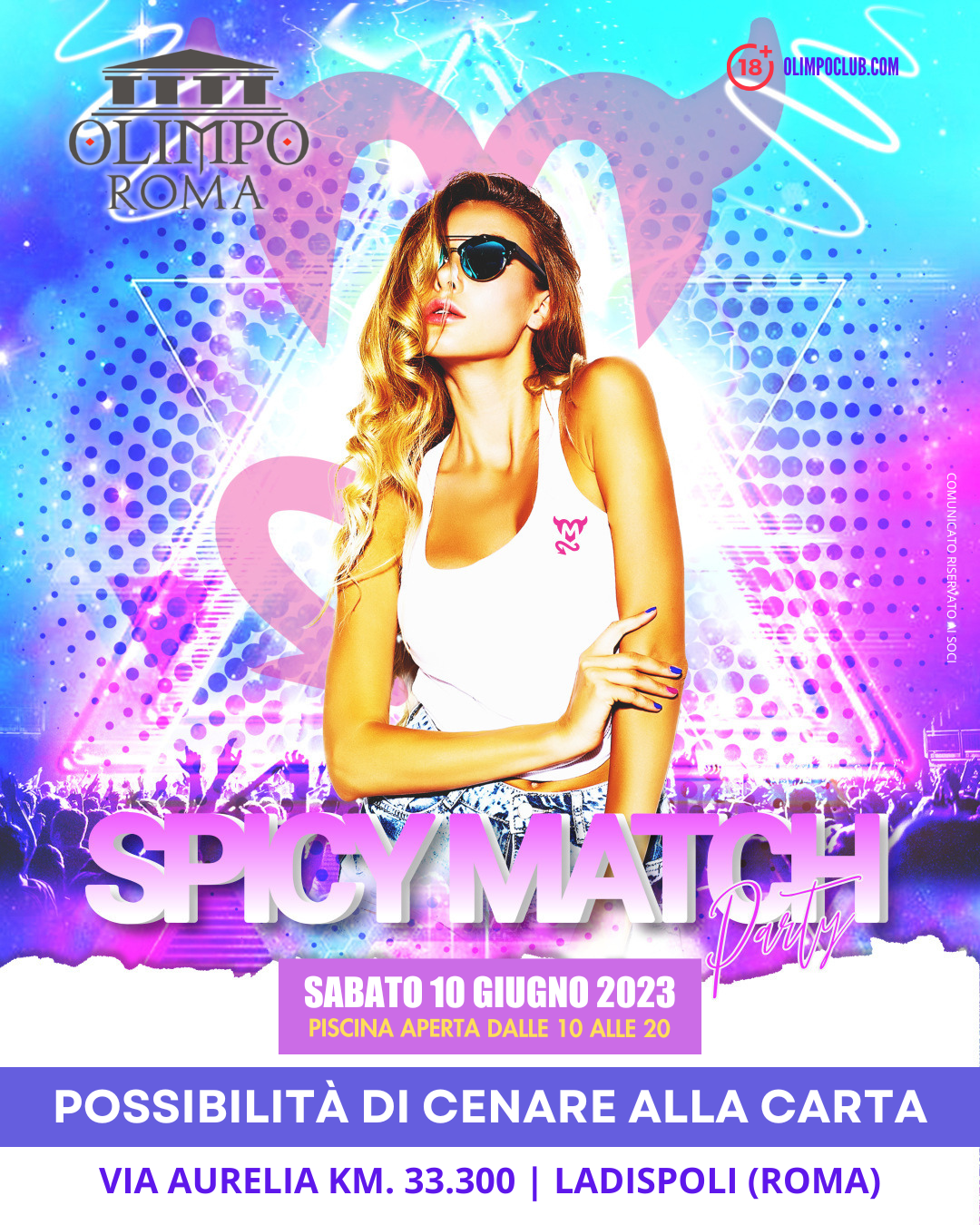 spicy match party olimpo club roma