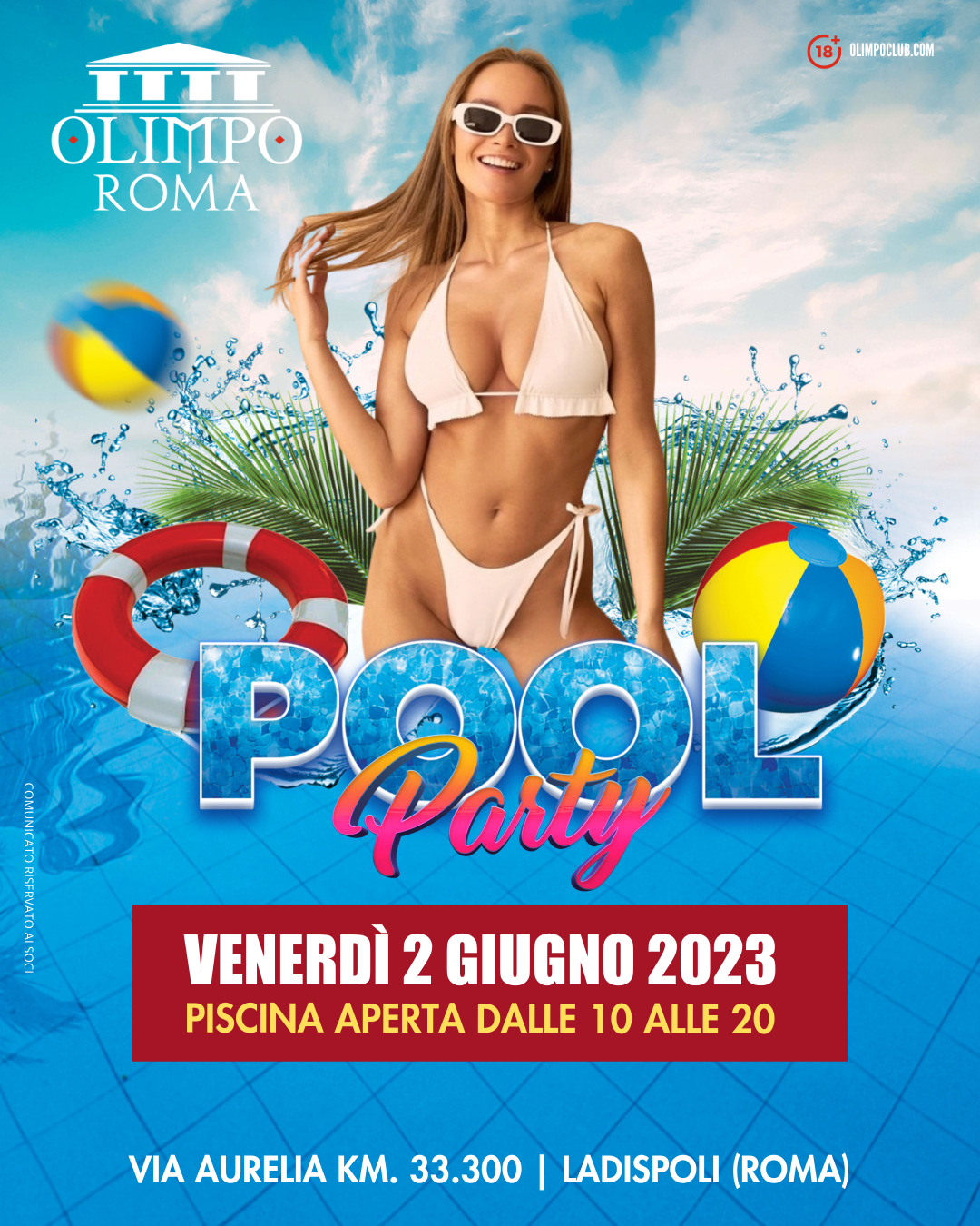 pool party olimpo club roma