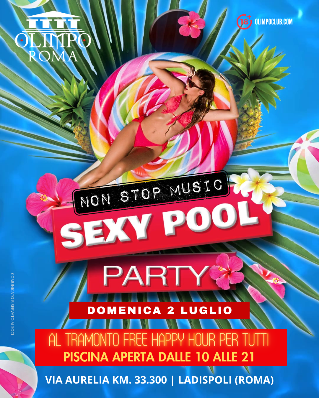 sexy pool party olimpo club roma