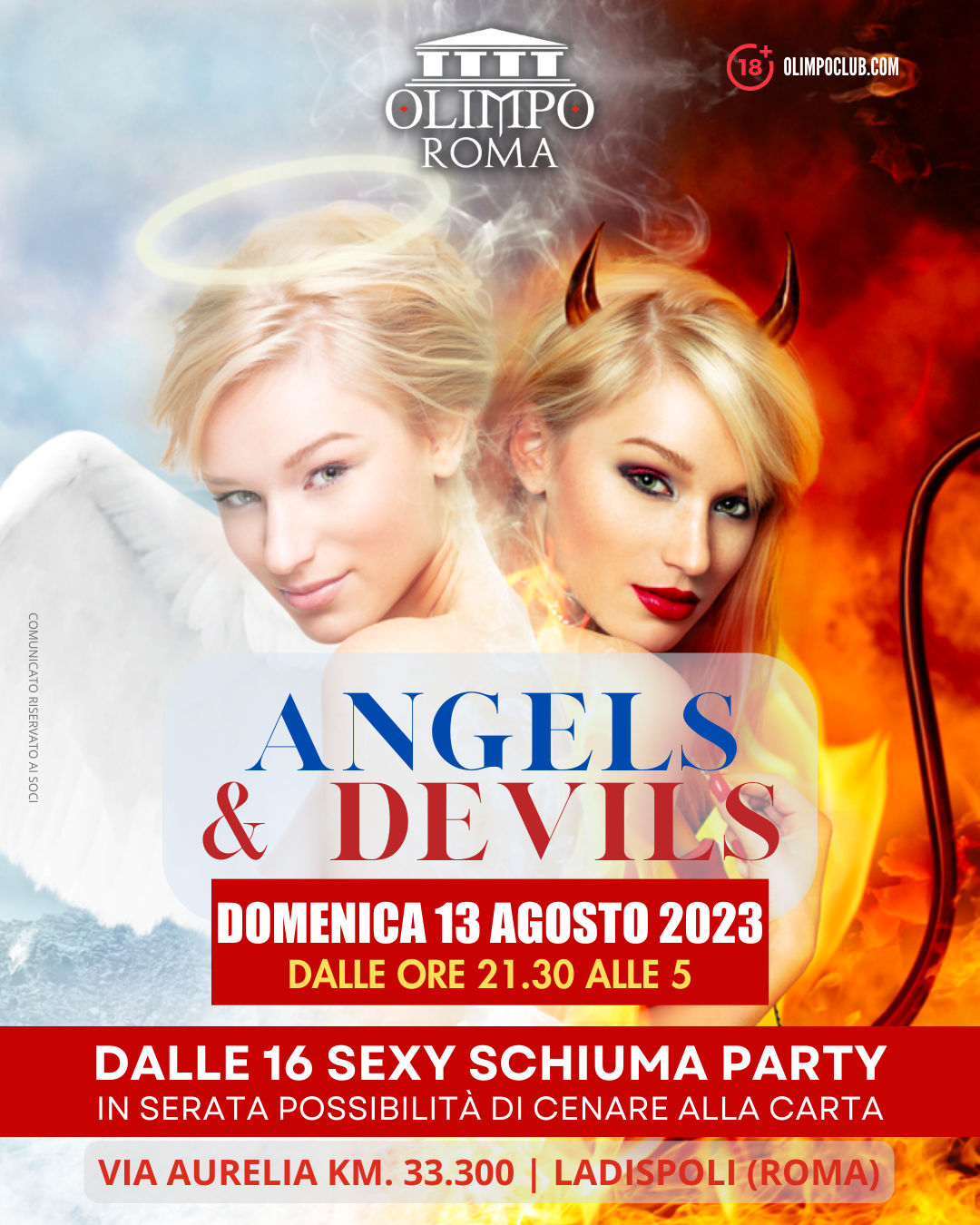 angels and devils olimpo club roma