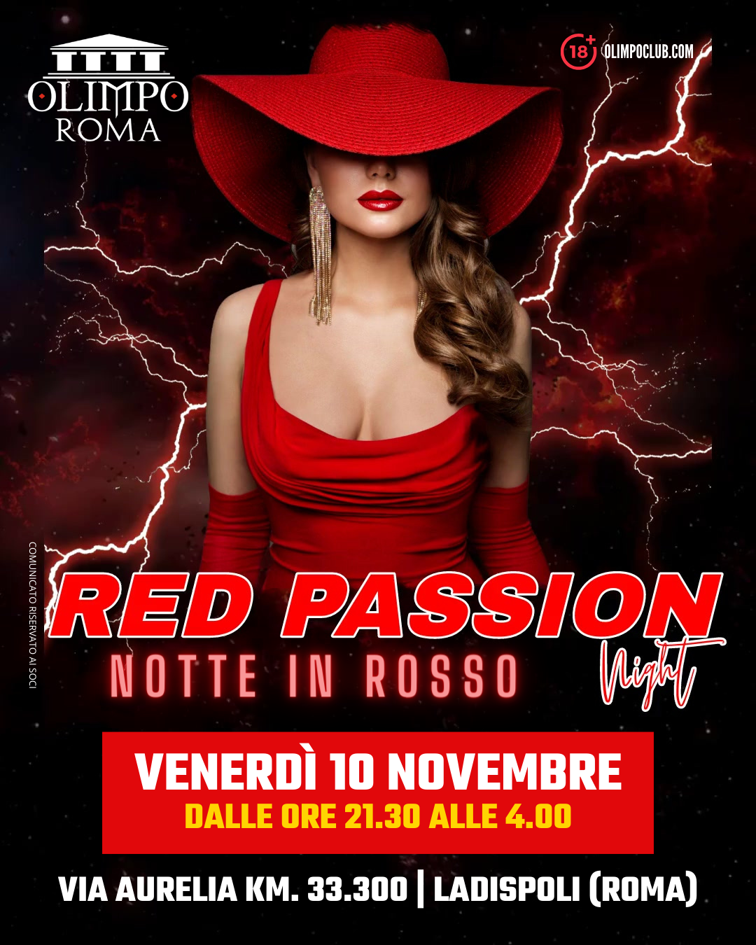 red passion night olimpo club roma